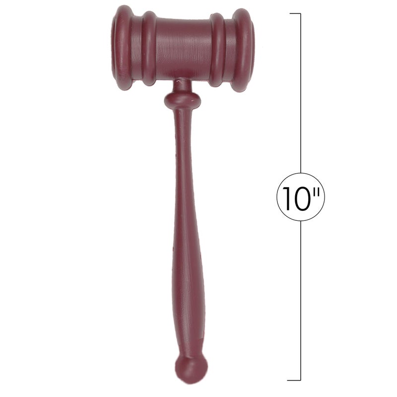 Skeleteen Judge Gavel Costume Accessory - Justice Costume Accessories Props for Courtroom - 1 Piece - Image 5